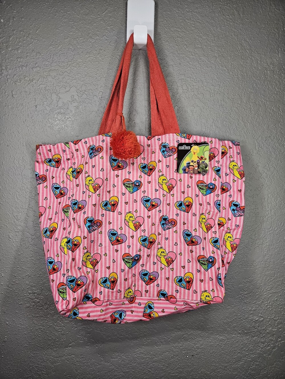 Sesame Street canvas tote bag